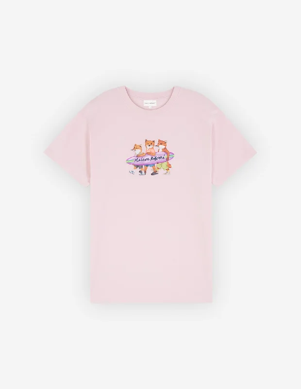 Women's Surfing Foxes Relaxed Tee-shirt Milkshake